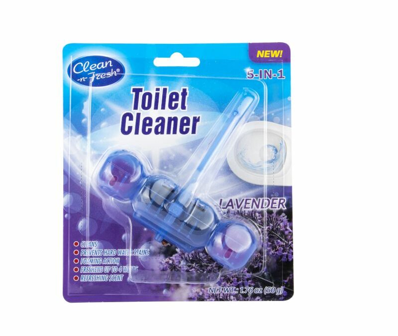 Blue Flush Toilet Bowl Cleaner Hanger