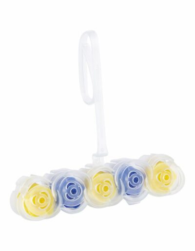 rose shape toilet bowl cleaner hanger